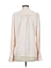 Paige 100% Polyester Ivory Long Sleeve Blouse Size S - photo 2
