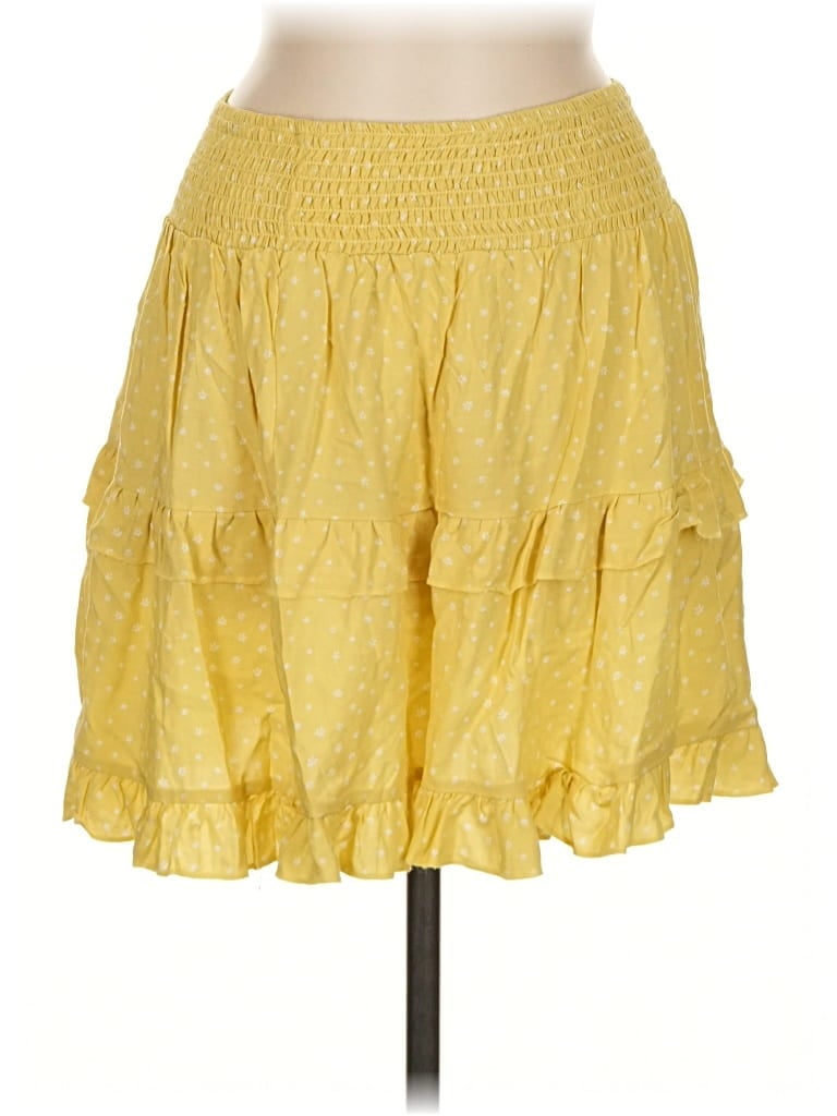 Pre-owned La Hearts Casual Skirt In Yellow