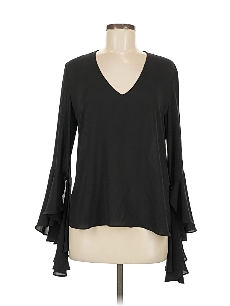 Pre-owned Bailey44 Long Sleeve Blouse In Black