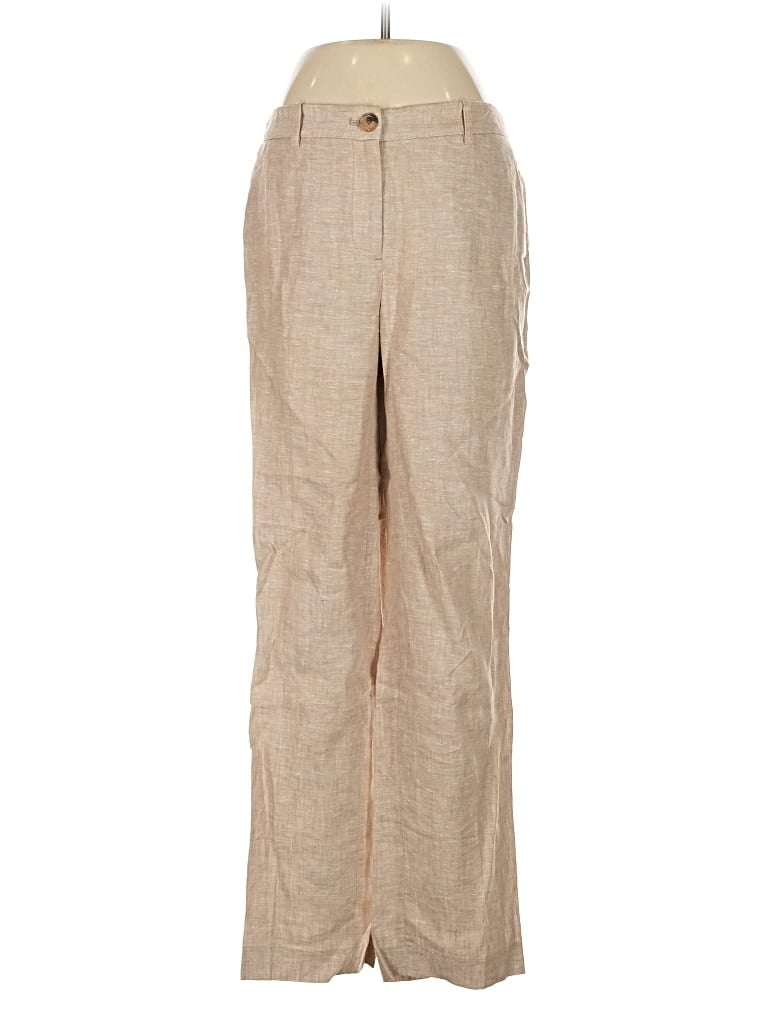 Pre-owned Talbots Linen Pants In Brown