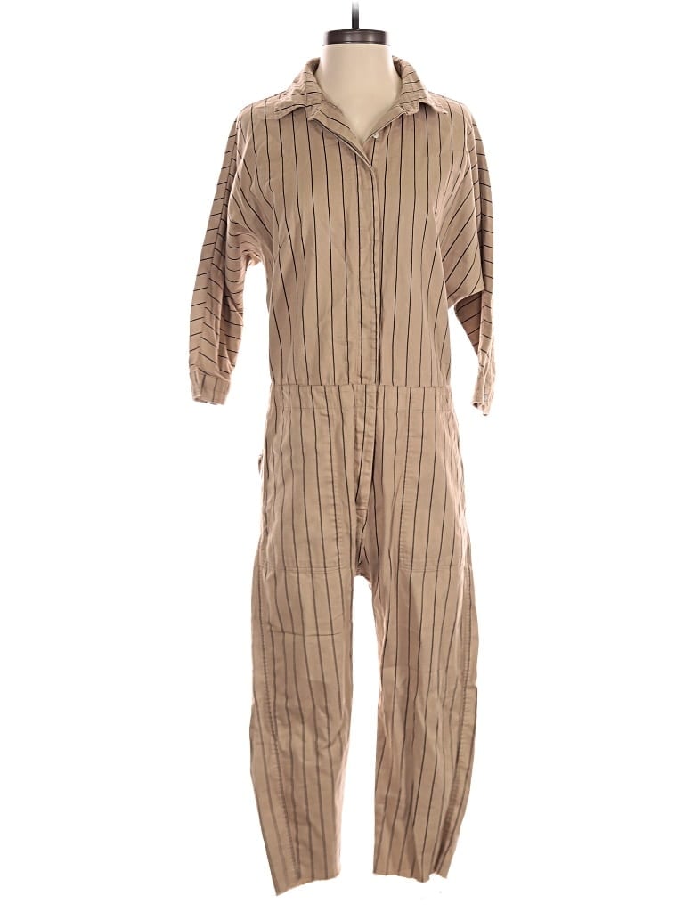 Pre-owned Acacia Jumpsuit In Brown
