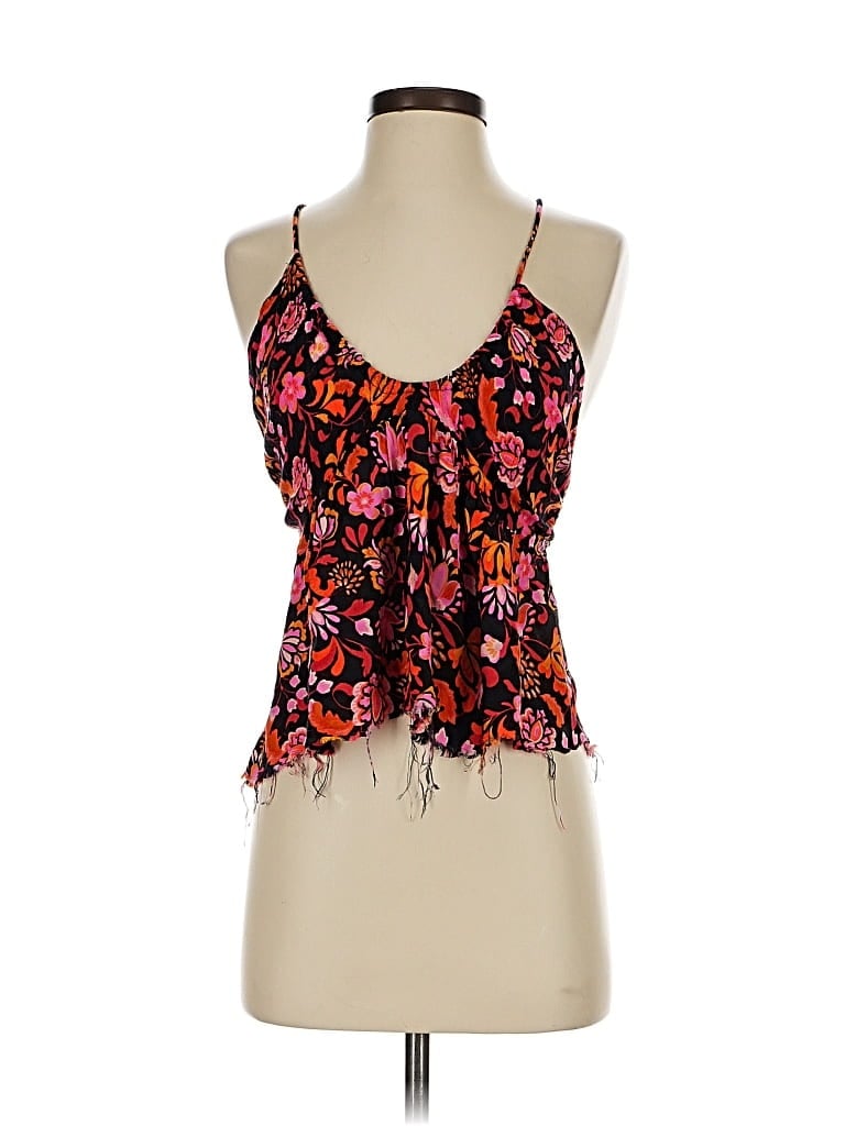 Pre-owned Free People Sleeveless Blouse In Orange