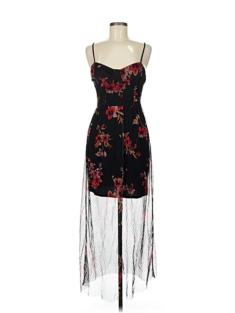 Pre-owned Guess Cocktail Dress In Black