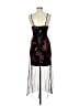 Guess Floral Black Cocktail Dress Size M - photo 2