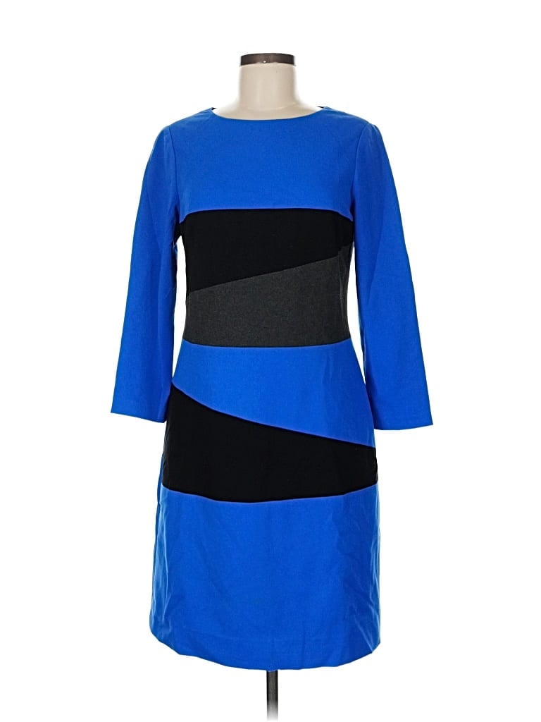 Pre-owned Carlisle Casual Dress In Blue