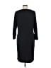 Chico's Solid Black Casual Dress Size Med (1) - photo 2