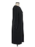 Chico's Solid Black Casual Dress Size Med (1) - photo 4