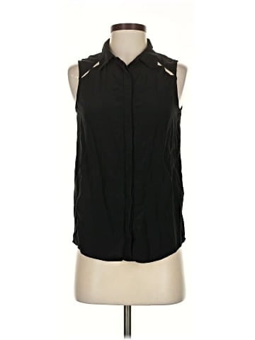 Barneys New York Sleeveless Silk Top (view 1)