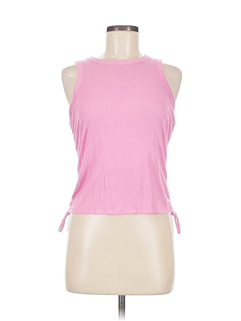 Pre-owned Universal Thread Tank Top Pink Halter Neckline Tops