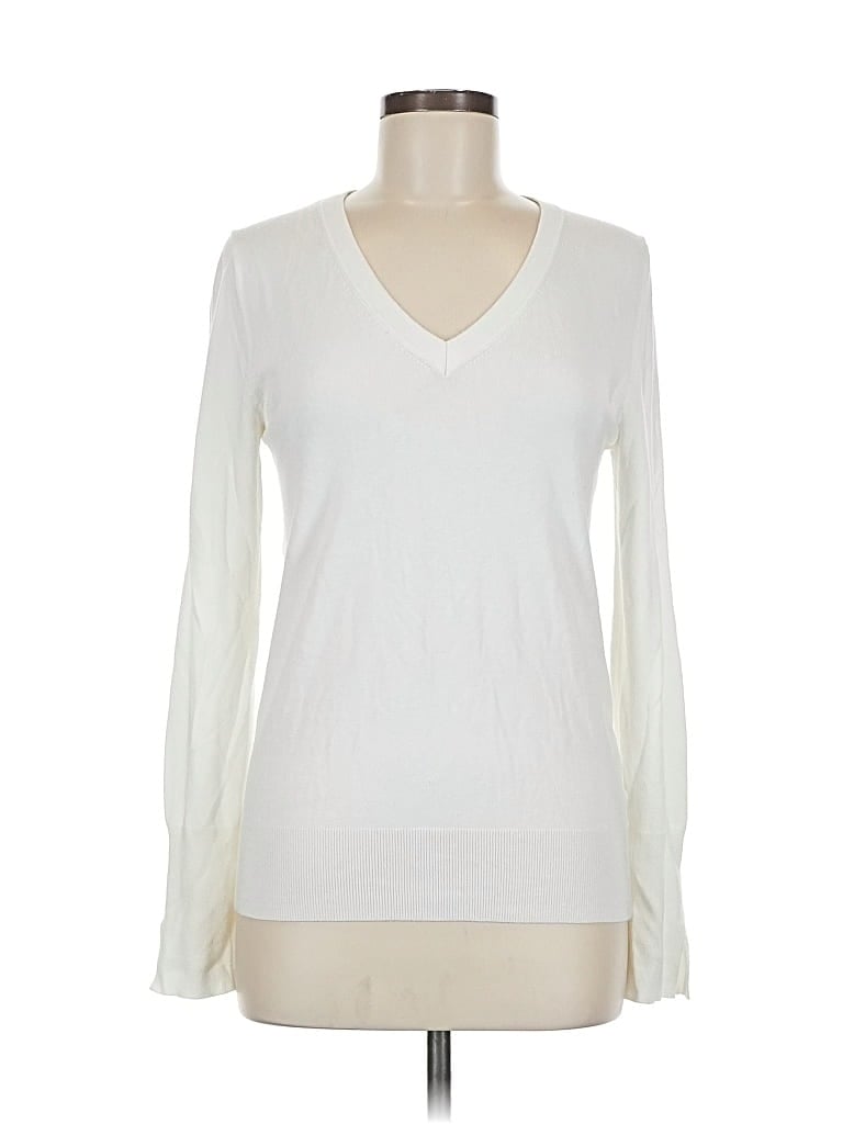 Pre-owned Zara Pullover Sweater In White
