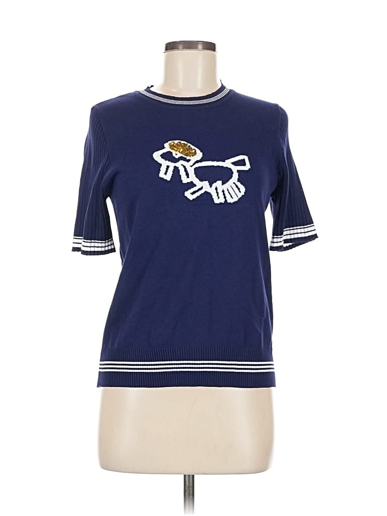 Pre-owned Unbranded Pullover Sweater In Blue