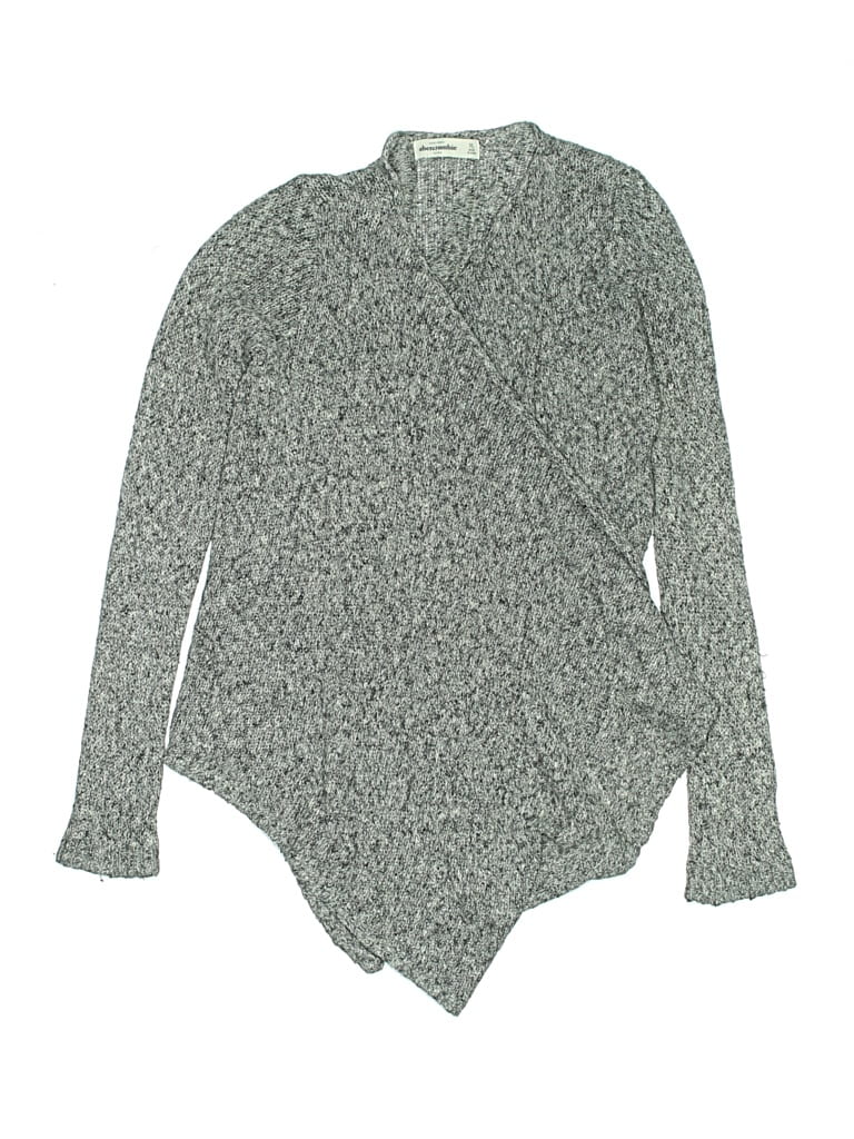 Pre-owned Abercrombie Kids' Cardigan Sweater In Gray