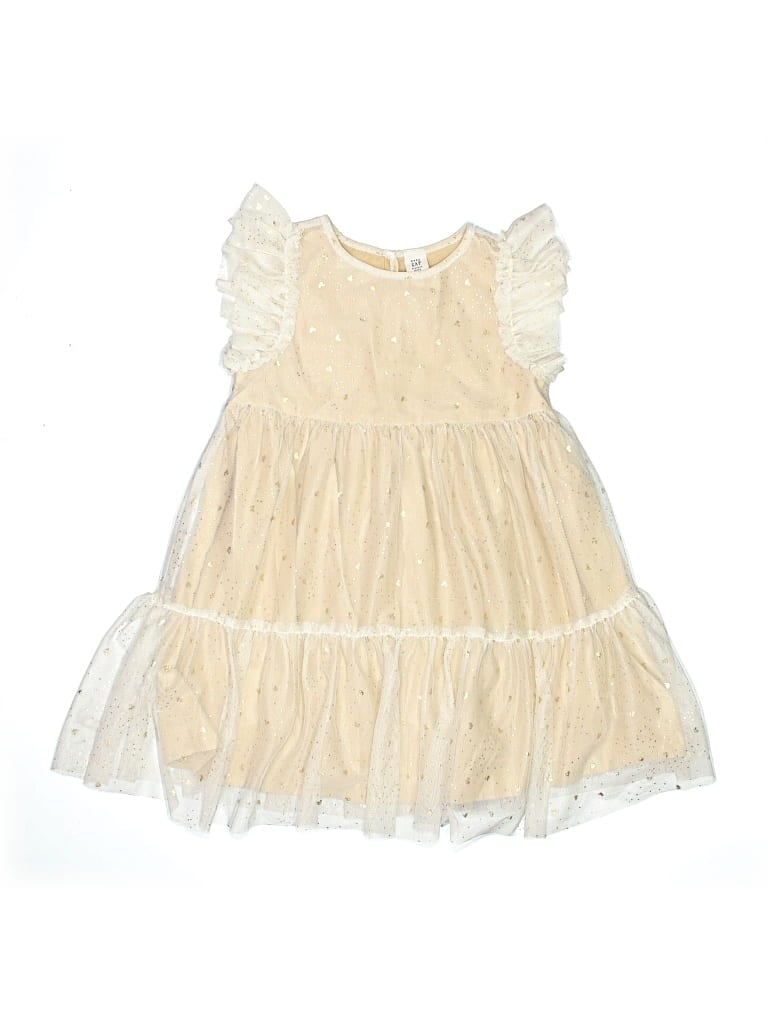 Pre-owned Baby Gap Kids' Dress In White