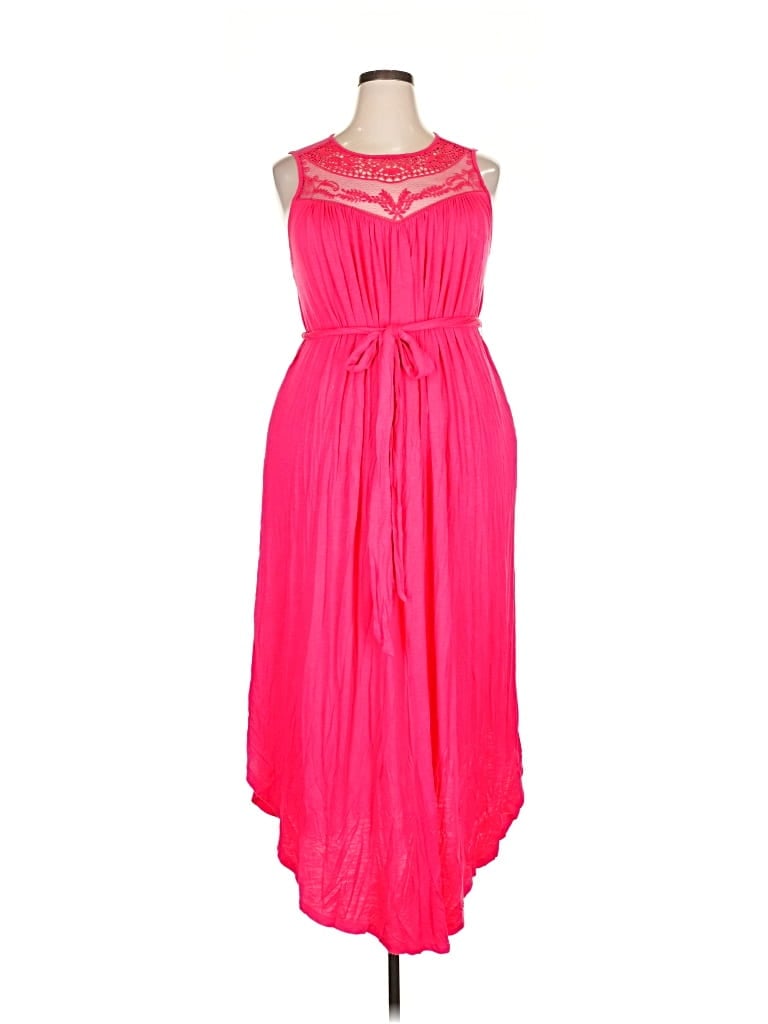 Pre-owned Lane Bryant Cocktail Dress In Pink