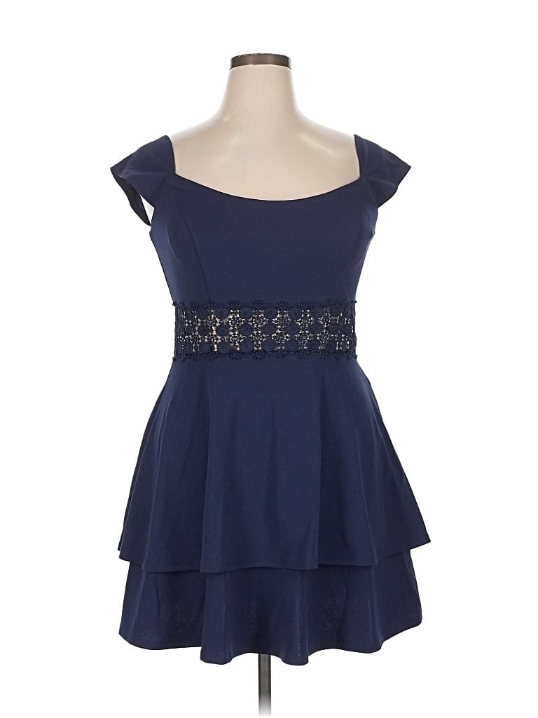 Pre-owned B Darlin Cocktail Dress In Blue