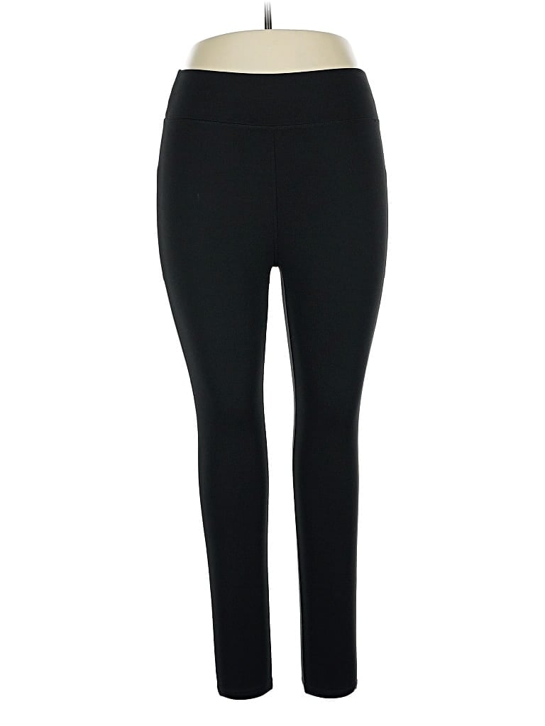 Pre-owned Pop Fit Active Pants In Black