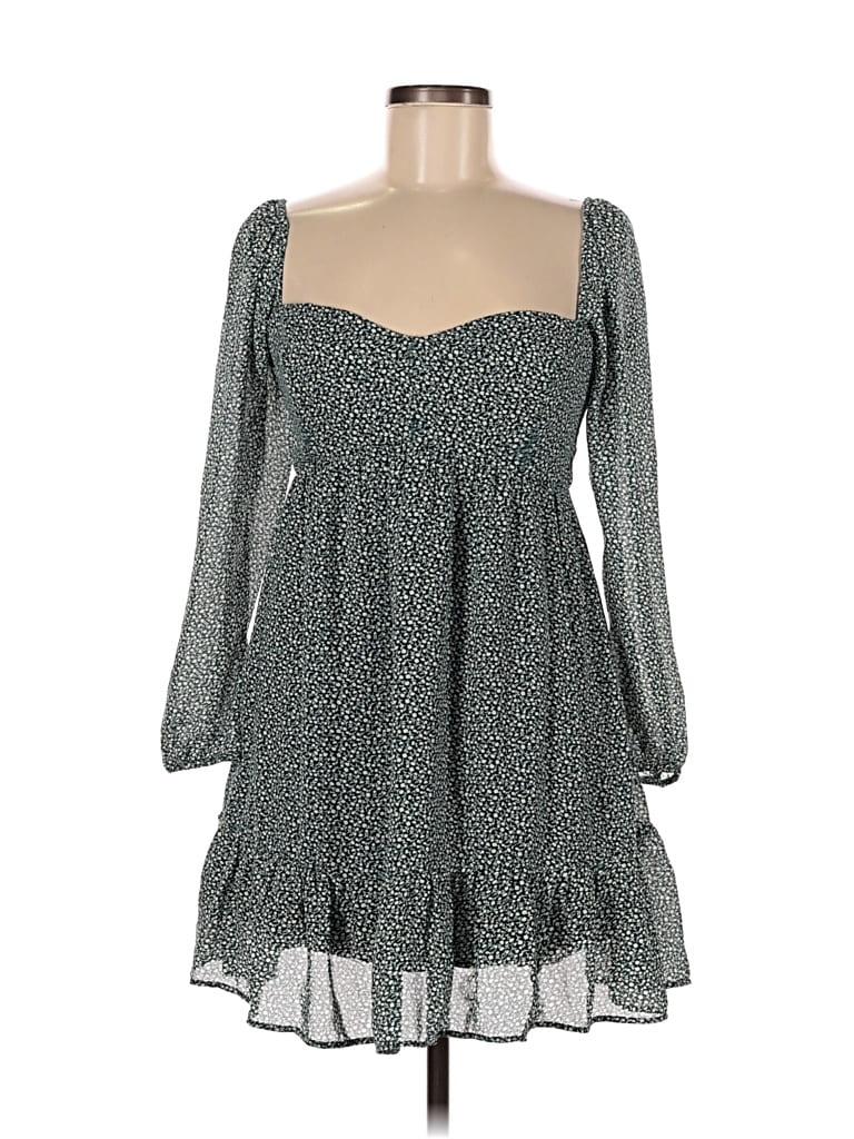 Pre-owned Abercrombie & Fitch Casual Dress In Blue