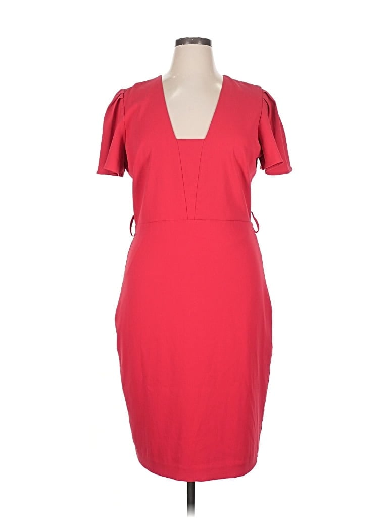 Pre-owned Badgley Mischka Cocktail Dress In Red