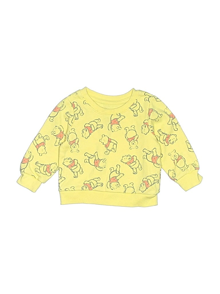 Pre-owned Disney Babies' Sweatshirt In Yellow