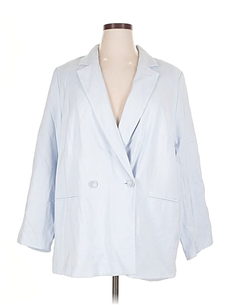 Pre-owned H&m Blazer Jacket In Blue