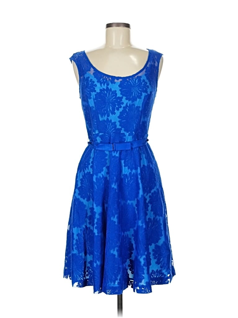 Pre-owned Plenty By Tracy Reese Cocktail Dress In Blue
