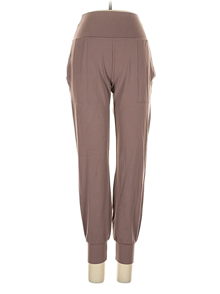 Pre-owned Athleta Track Pants In Brown