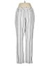 Calvin Klein Stripes Silver White Casual Pants Size 4 - photo 2