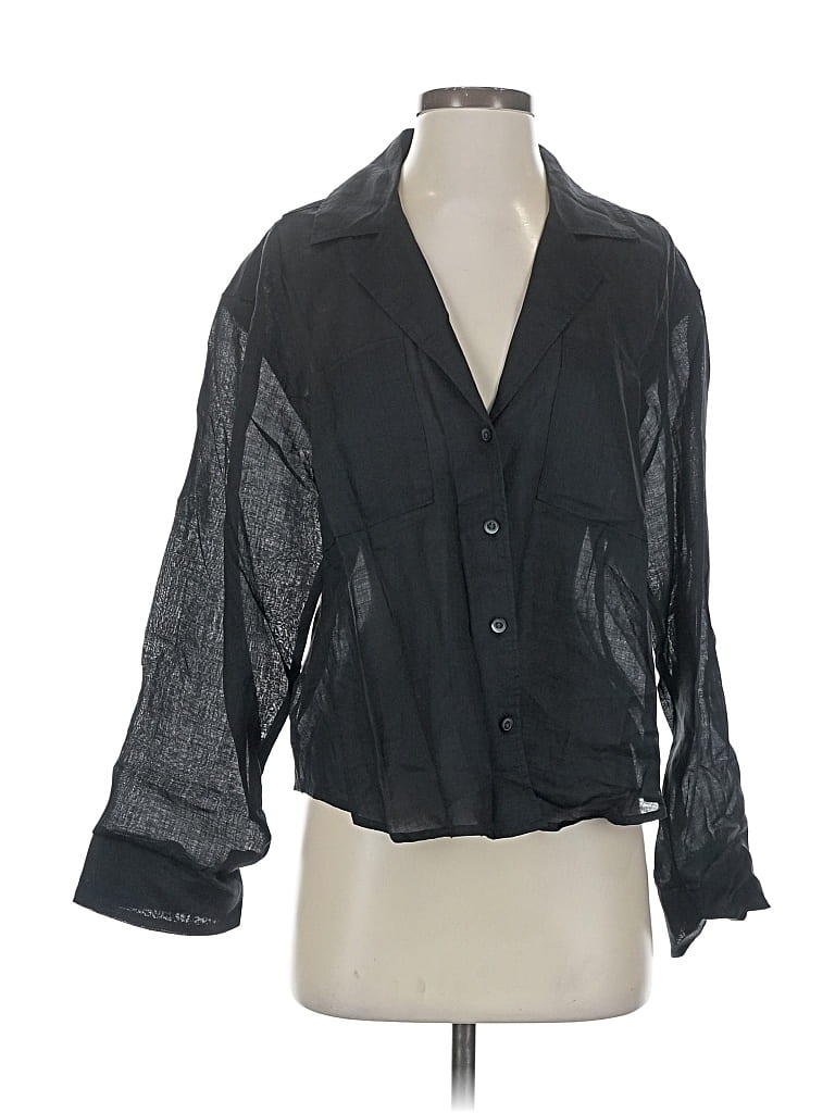 Pre-owned Madewell Blazer Jacket In Black