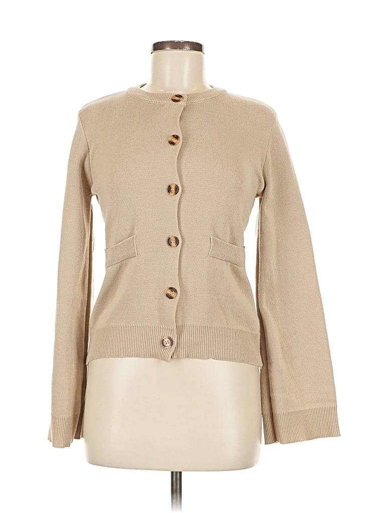 Pre-owned Unbranded Cardigan Sweater In Brown