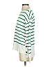 Marled Stripes White Green Pullover Sweater Size XS - photo 5