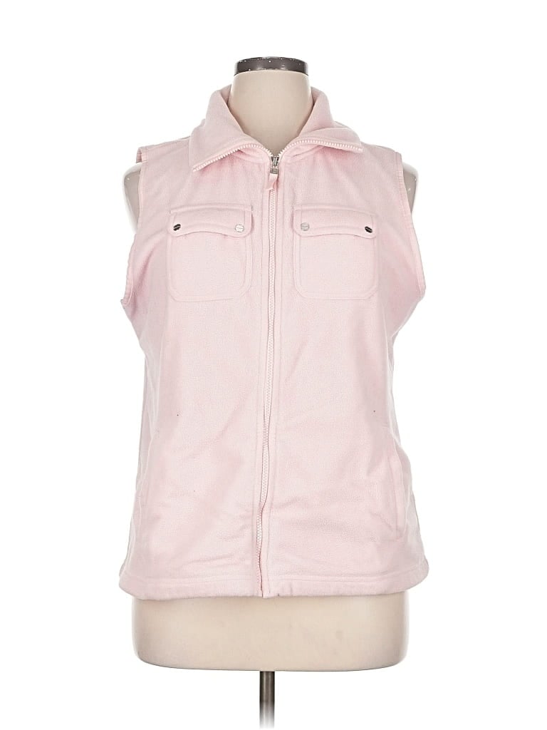 Pre-owned Chaps Vest In Pink