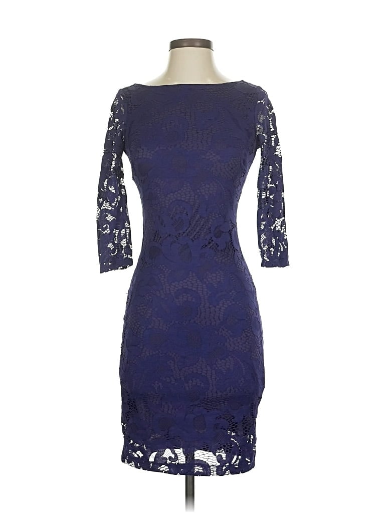 Pre-owned Lulus Cocktail Dress In Purple