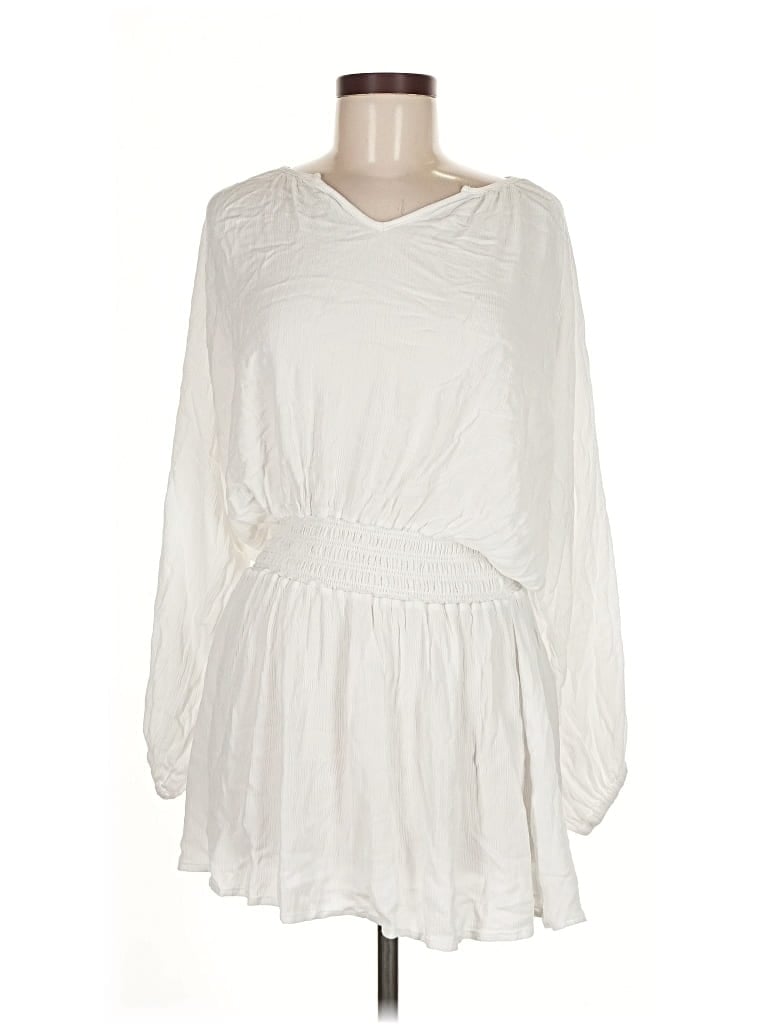 Pre-owned Raisins Casual Dress In White