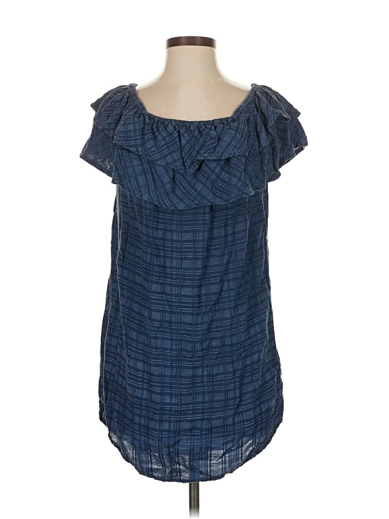Pre-owned Maven West Casual Dress In Blue