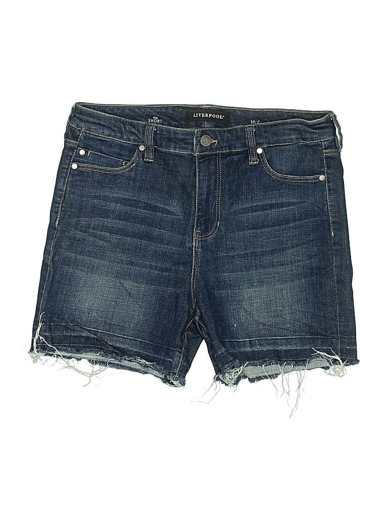 Pre-owned Liverpool Los Angeles Denim Shorts In Blue