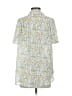 Hayden 100% Polyester Floral Yellow Short Sleeve Blouse Size S - photo 2