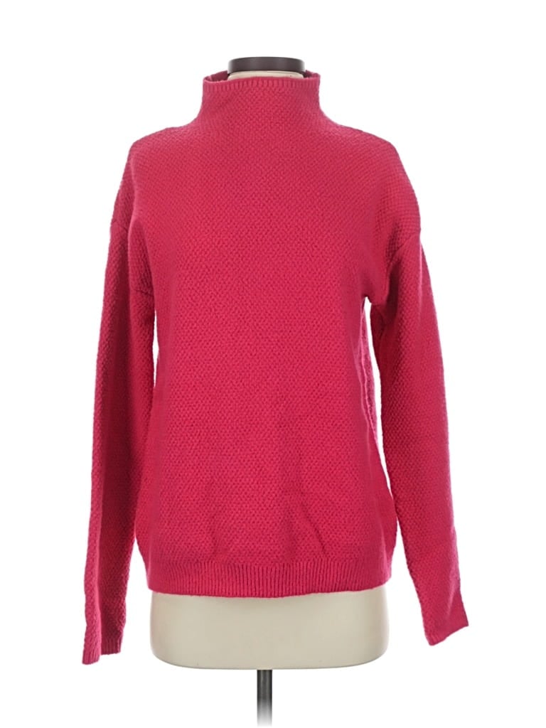 Pre-owned Stitches & Stripes Turtleneck Sweater In Pink