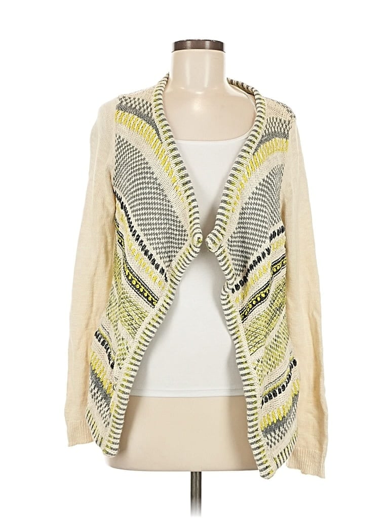 Pre-owned Moth Cardigan Sweater In Yellow