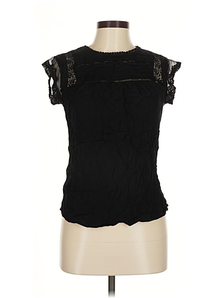Pre-owned Daniel Rainn Sleeveless Blouse In Black
