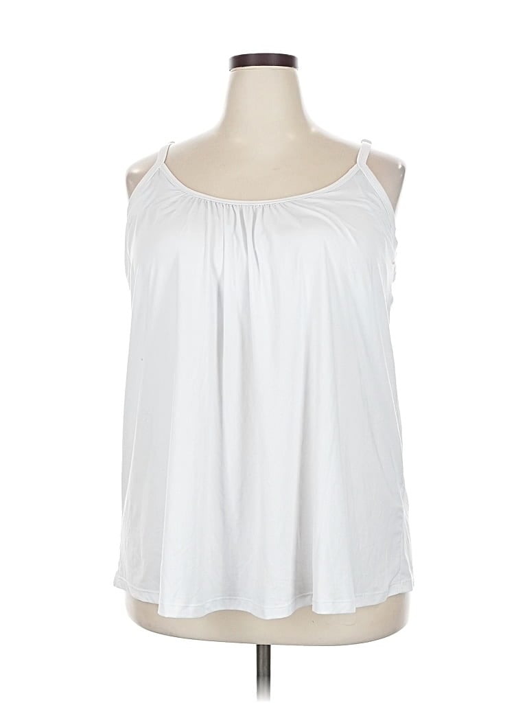 Pre-owned 32 Degrees Sleeveless Blouse In White