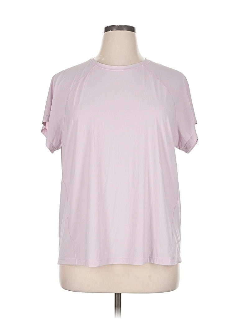 Pre-owned Athleta Short Sleeve T-shirt In Pink