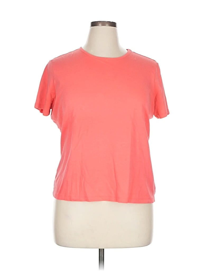 Pre-owned L.l.bean Short Sleeve T-shirt In Orange