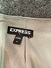 Express Outlet 100% Polyester Metallic Silver Formal Skirt Size 4 - photo 3