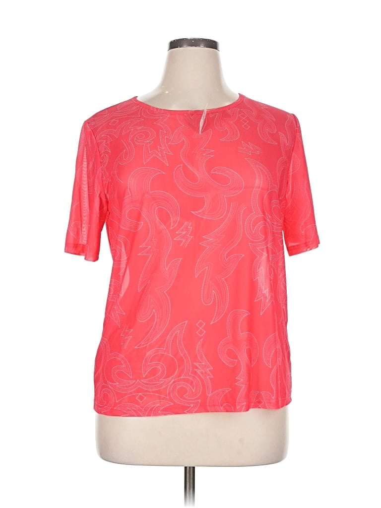 Pre-owned Unbranded Active T-shirt In Red