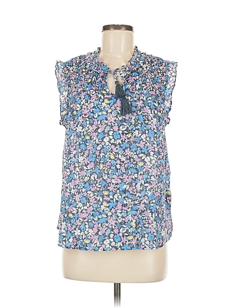 Pre-owned Nanette Lepore Sleeveless Blouse In Blue