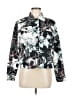 Coldwater Creek Print Teal Jacket Size M - photo 1