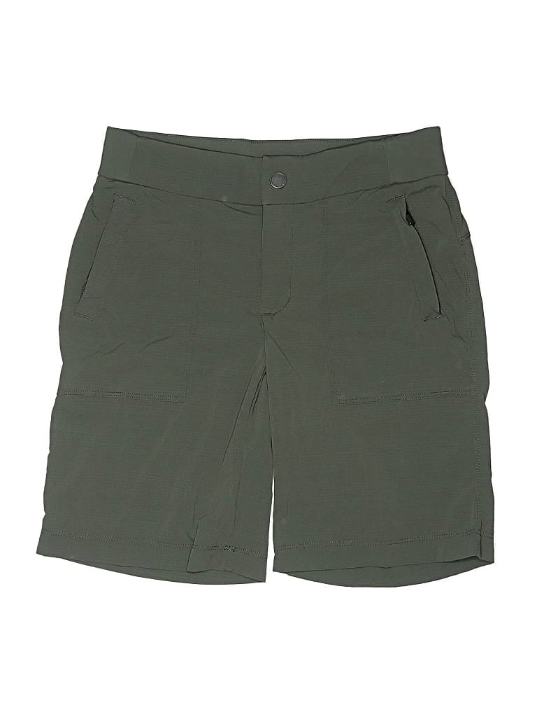 Pre-owned Athleta Khaki Shorts In Green