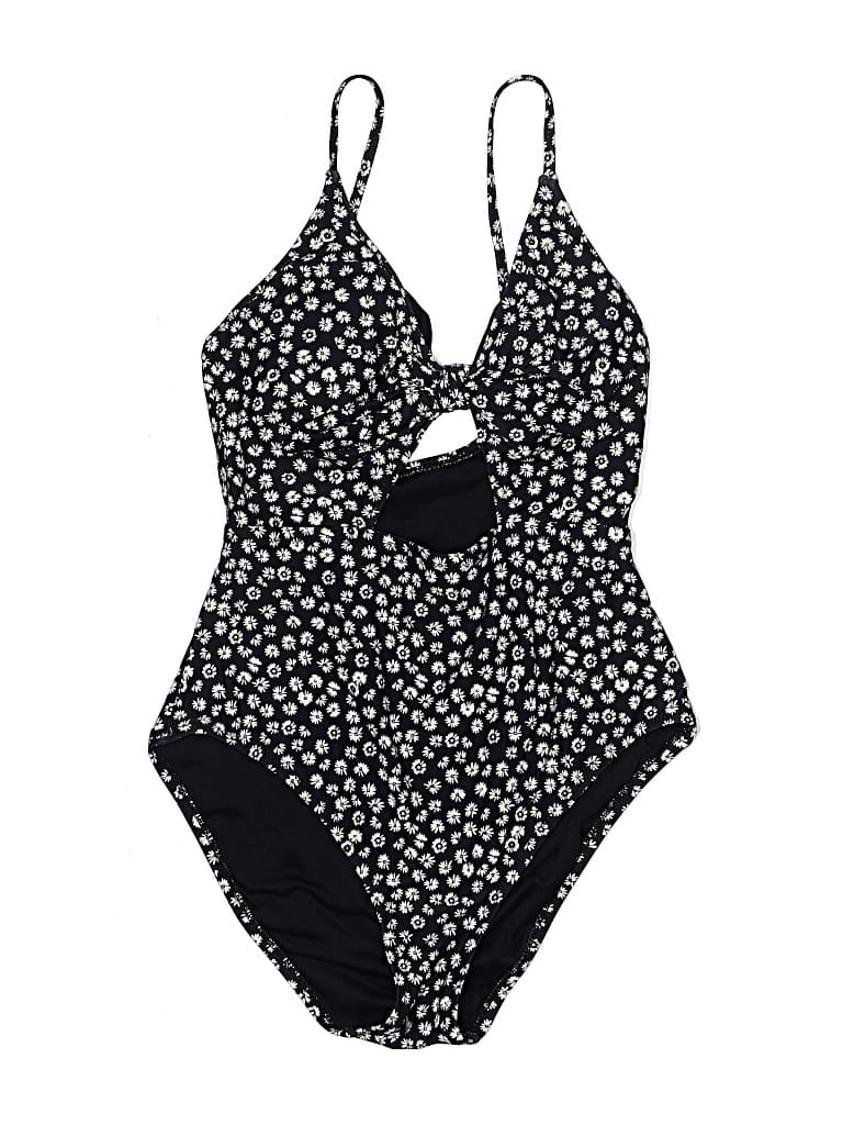 Pre-owned Gap One Piece Swimsuit In Black