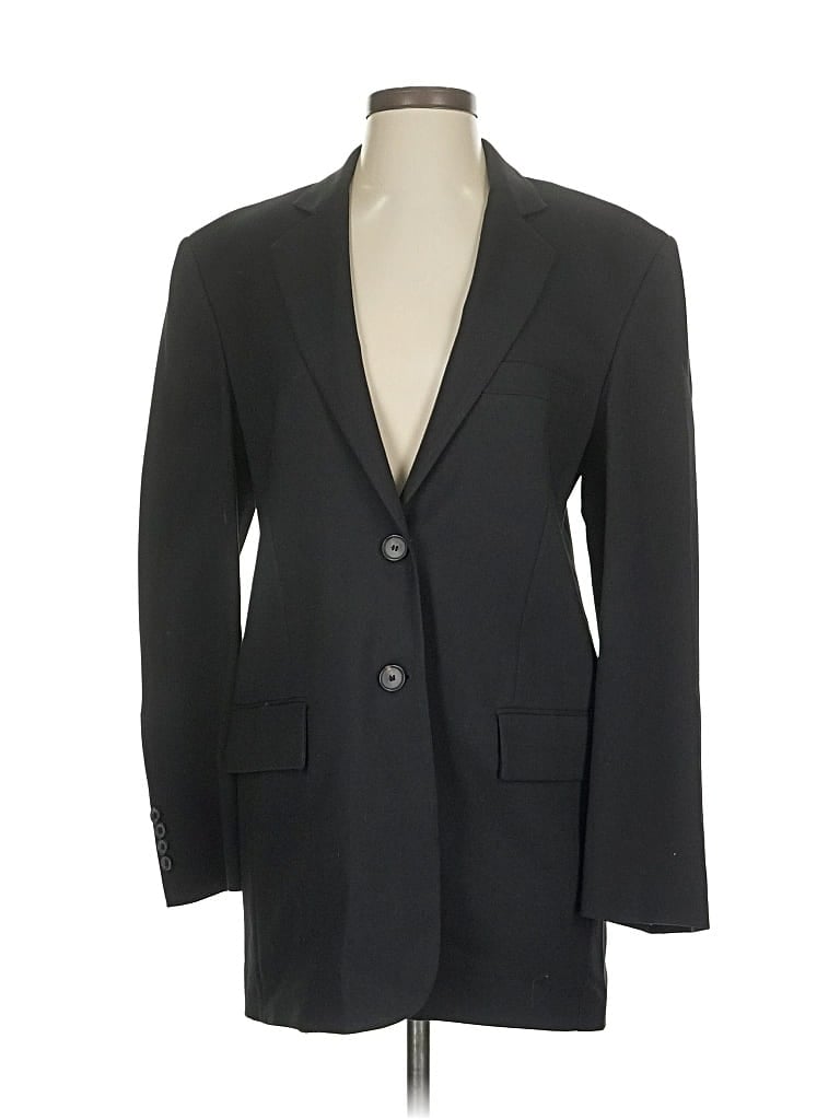 Pre-owned Zara Blazer Jacket In Black