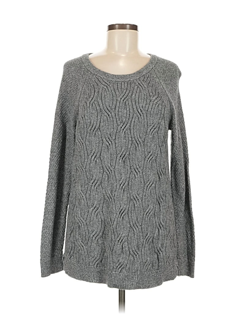 Pre-owned Sonoma Goods For Life Pullover Sweater In Gray